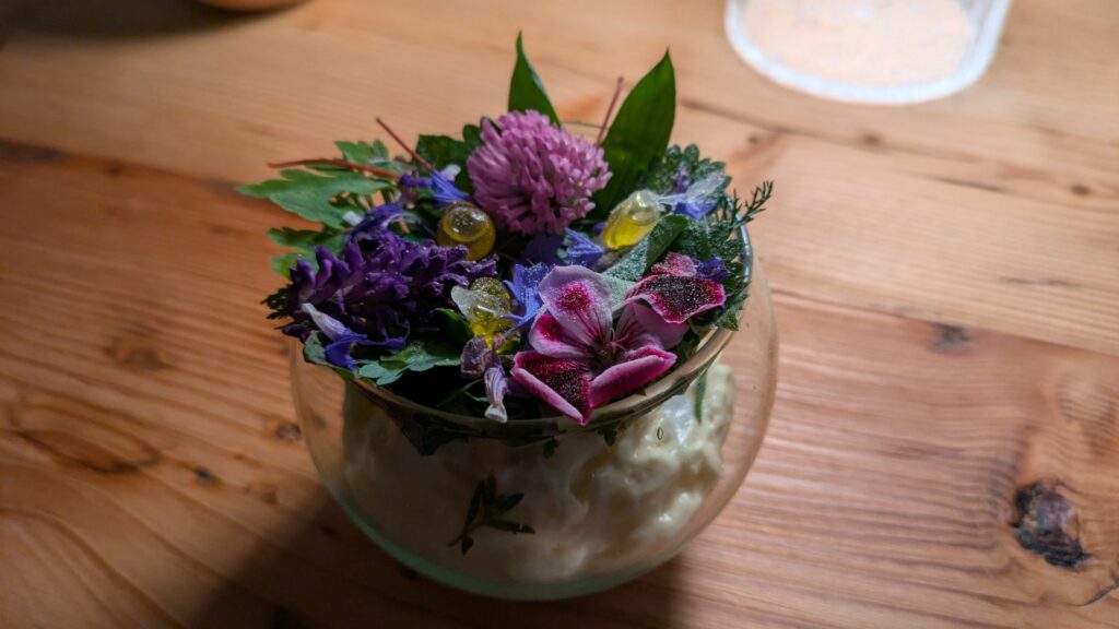 L'olio e la montagna del ristorante El Molin