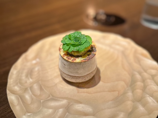 Lompe', una rivisitazione del Maaemo della piadina norvegese.