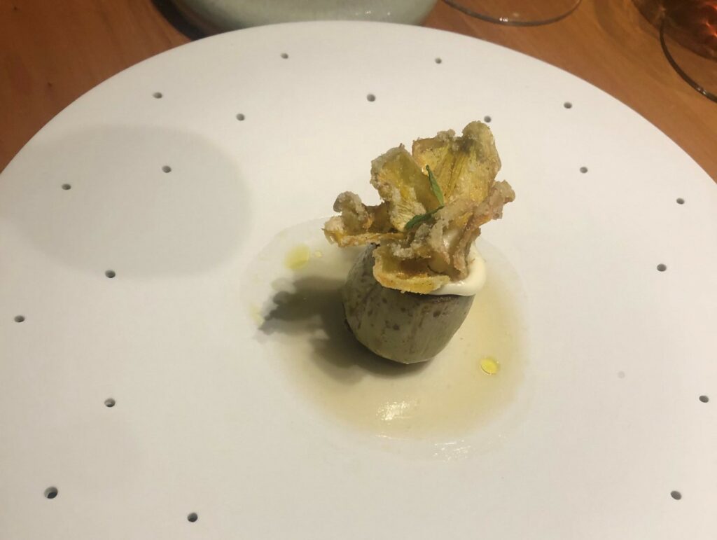Carciofo, pecorino e limone