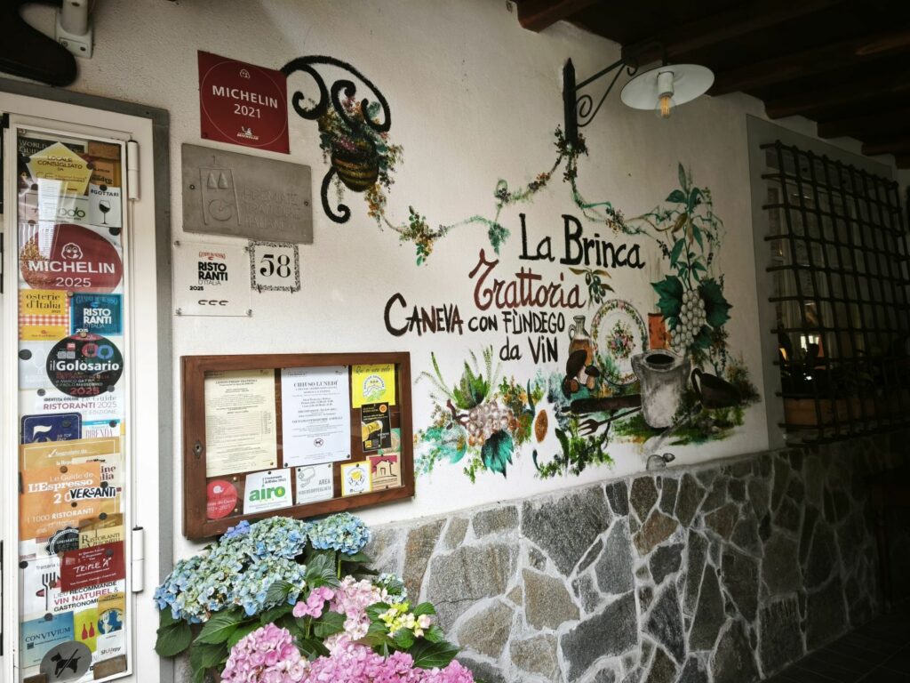 inresso della Trattoria La Brinca