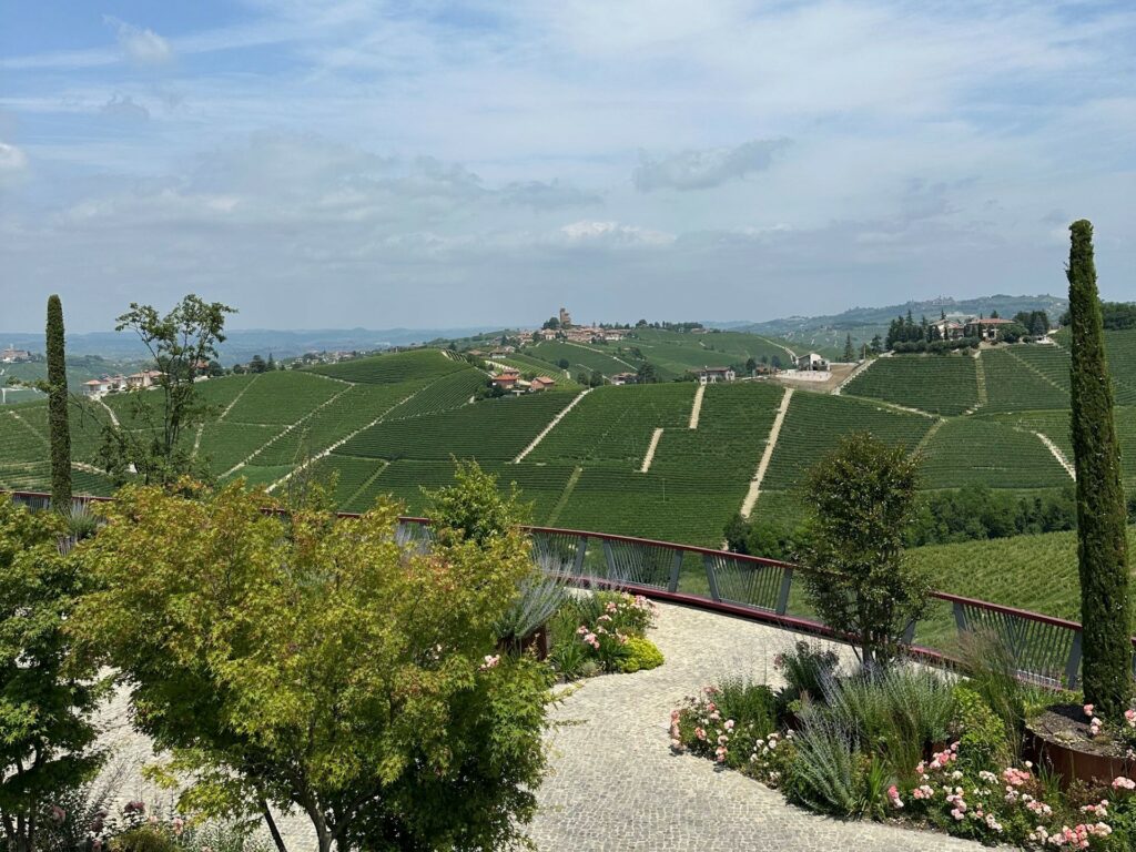Vista dal ristorante La rei natura.