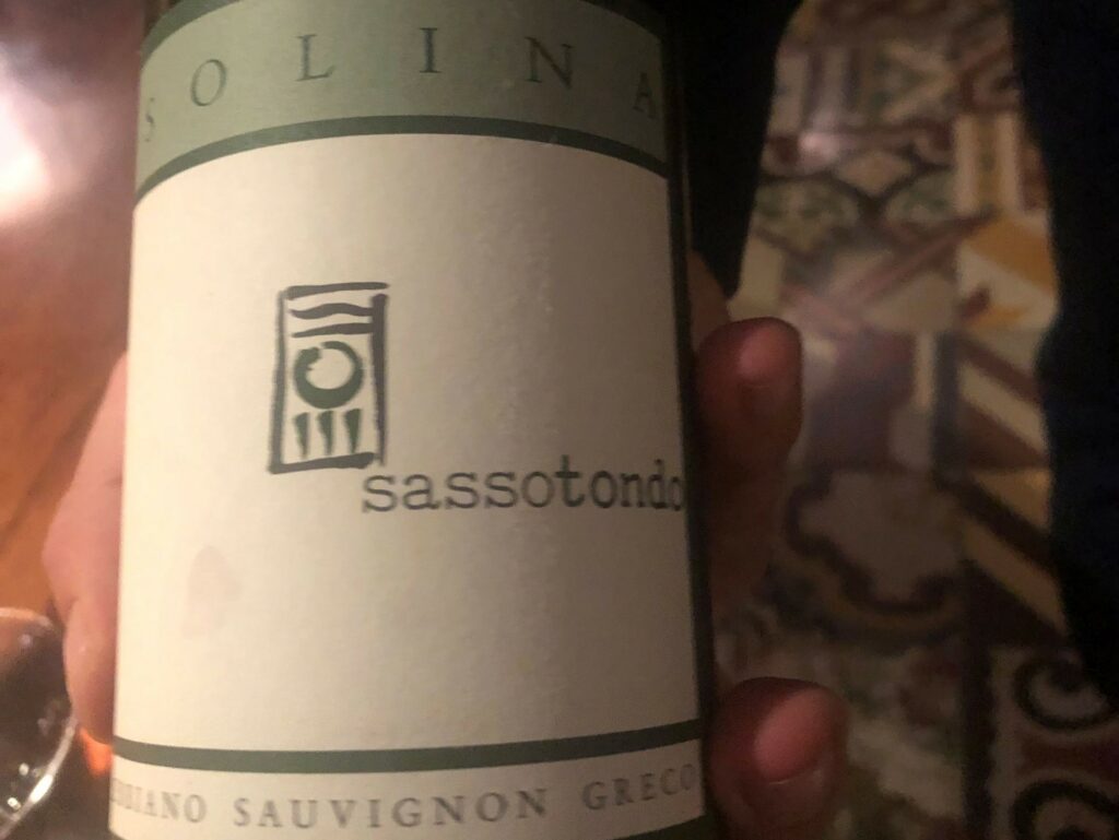 Un sauvignon della cantina Solina