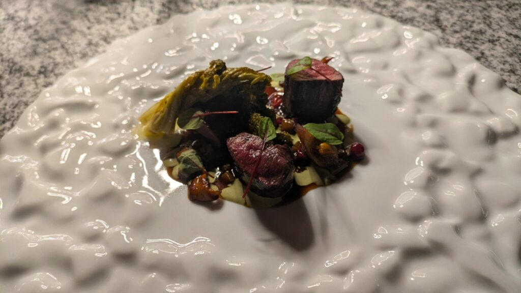 Capriolo e pesto di verbena