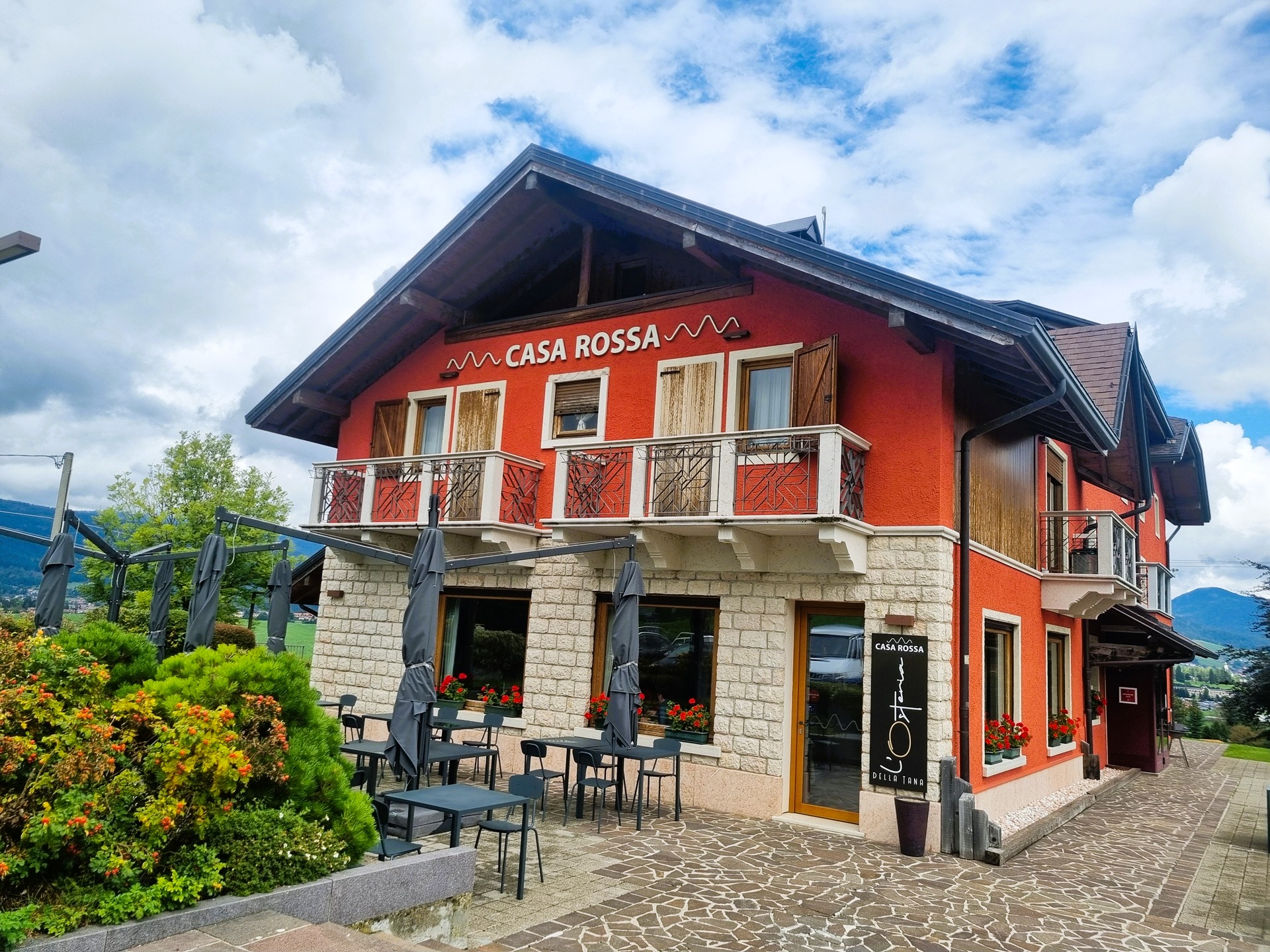 La Casa Rossa del ristorante la tana gourmet