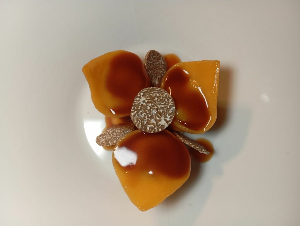 Tortello genovese, parmigiano e tartufo