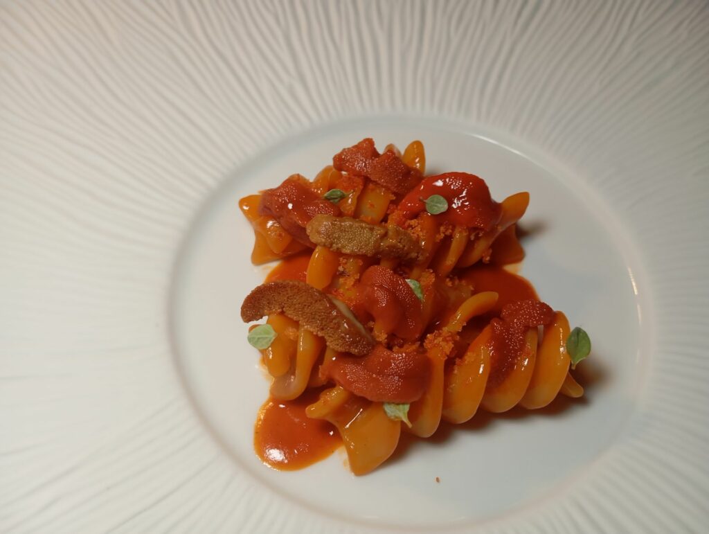 Eliche, zuppa forte e ricci di mare