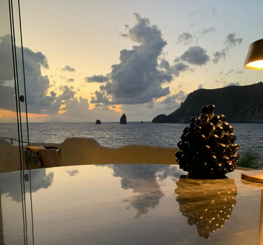 La meravigliosa vista del ristorante Il Cappero.