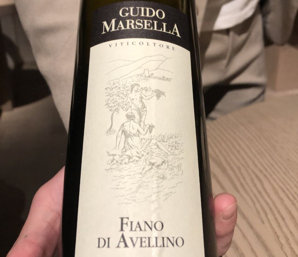 un ottimo Fiano classe 2015 in accompagnamento alla degustazione di Nomos Ante