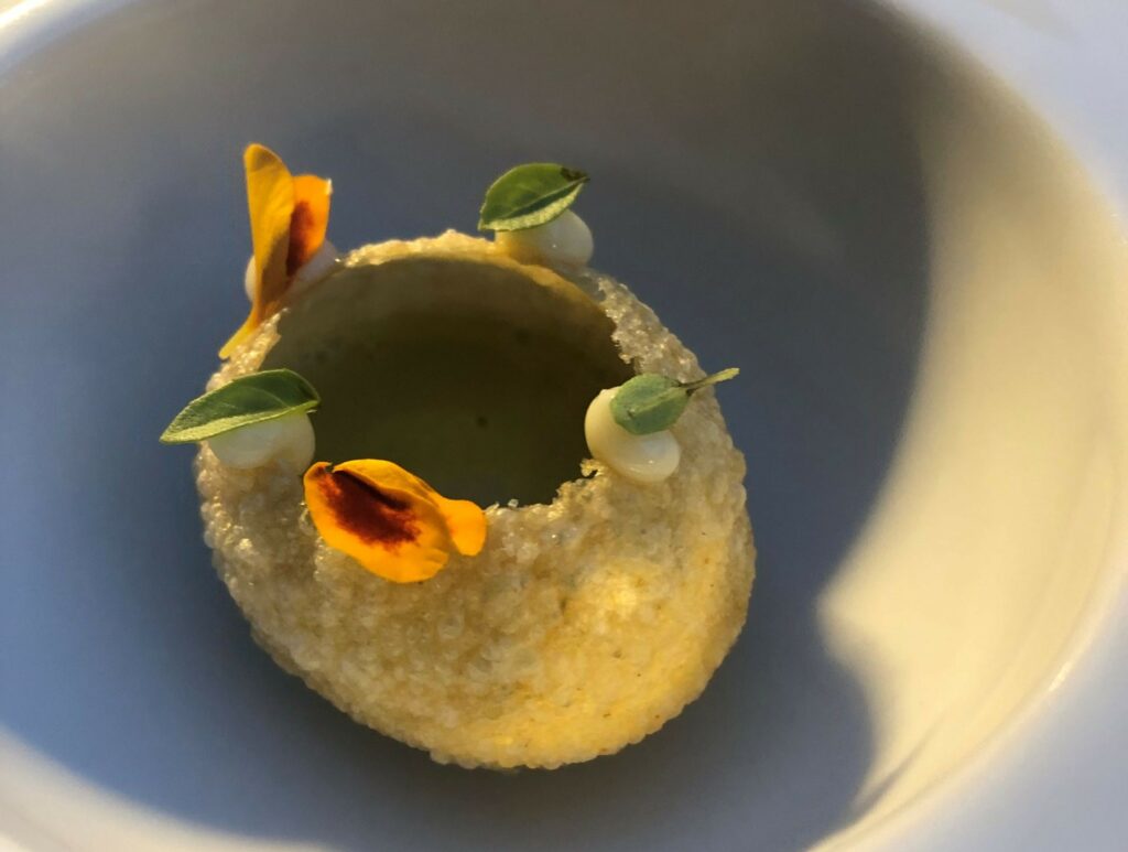 Particolare del panipuri del ristorante Il Pievano