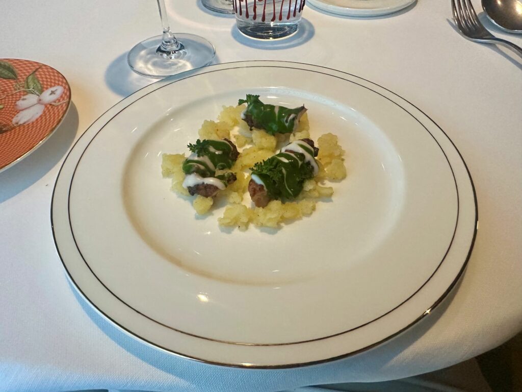 Polpo, patate, cipresso e abete