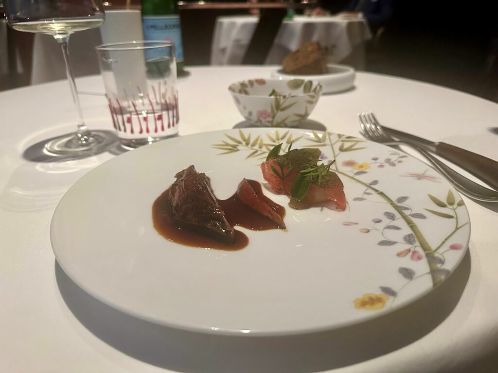 Piccione di Laura Peri, anguria e cetriolo