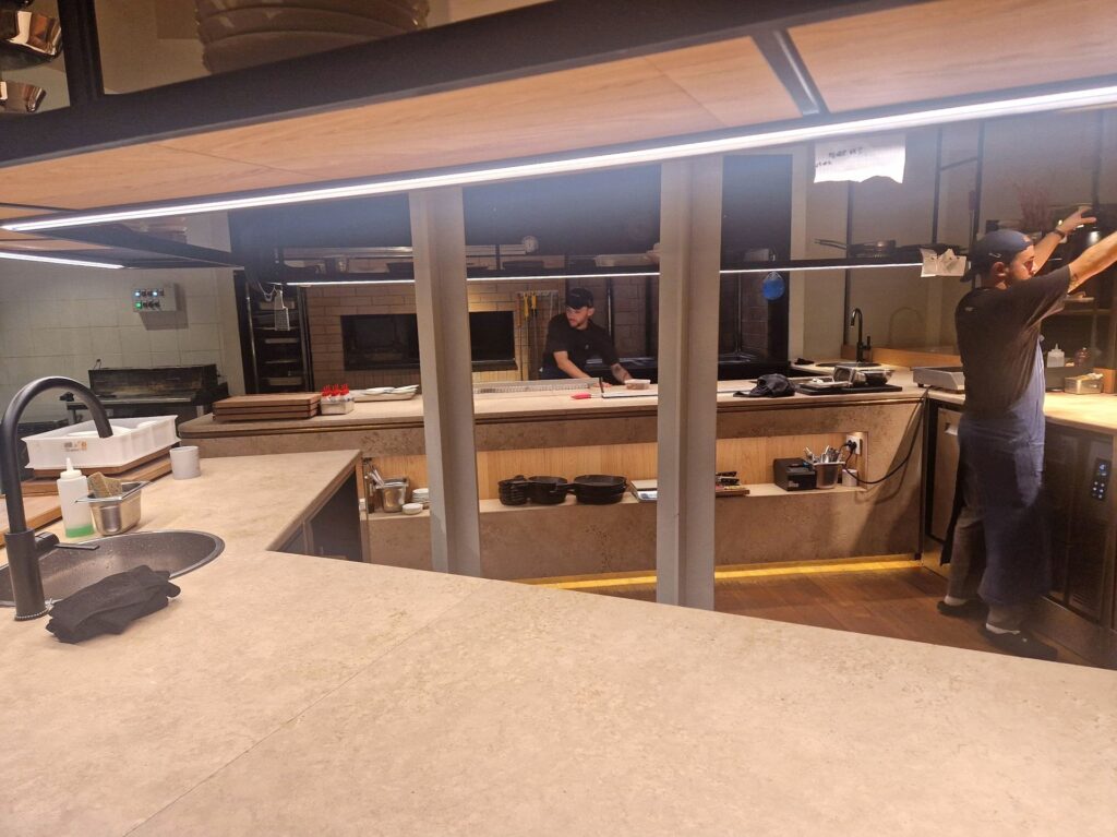 La cucina della trattoria da lucio