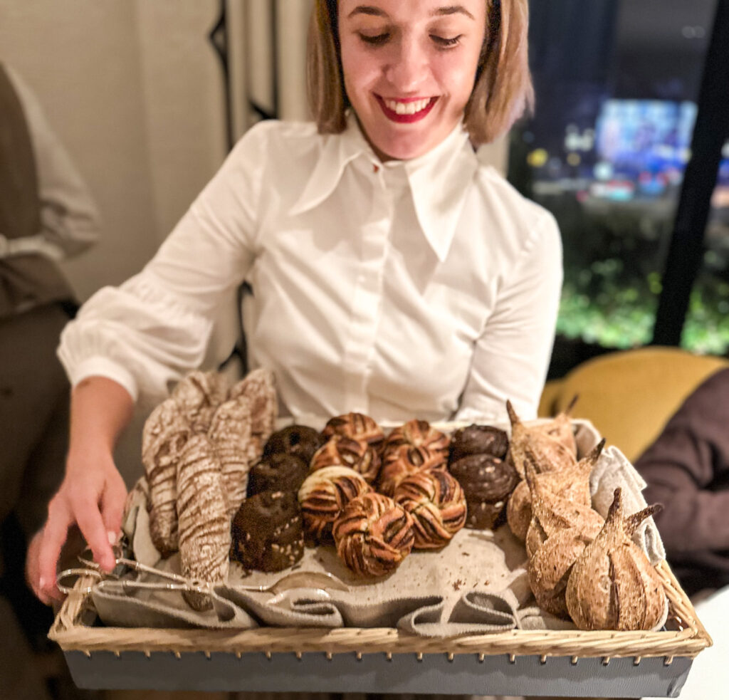 Cestino del pane del ristorante Plénitude