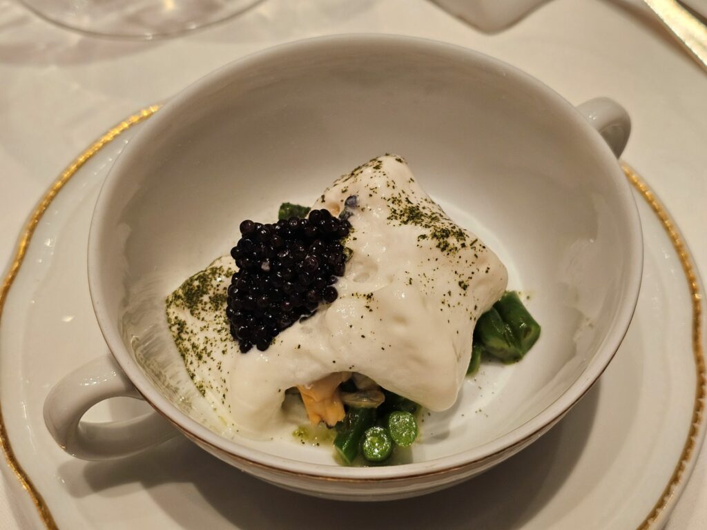 Fagiolini e caviale.