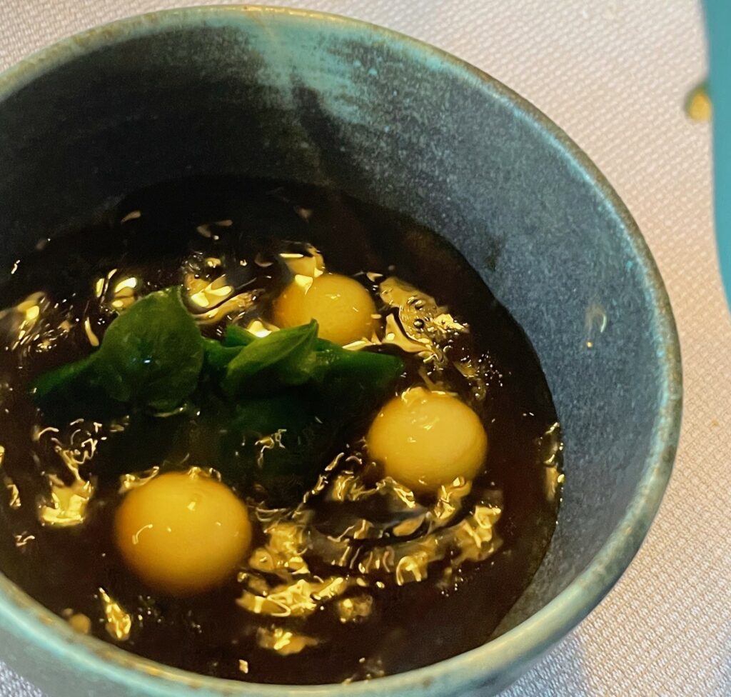 Il piatto completato.