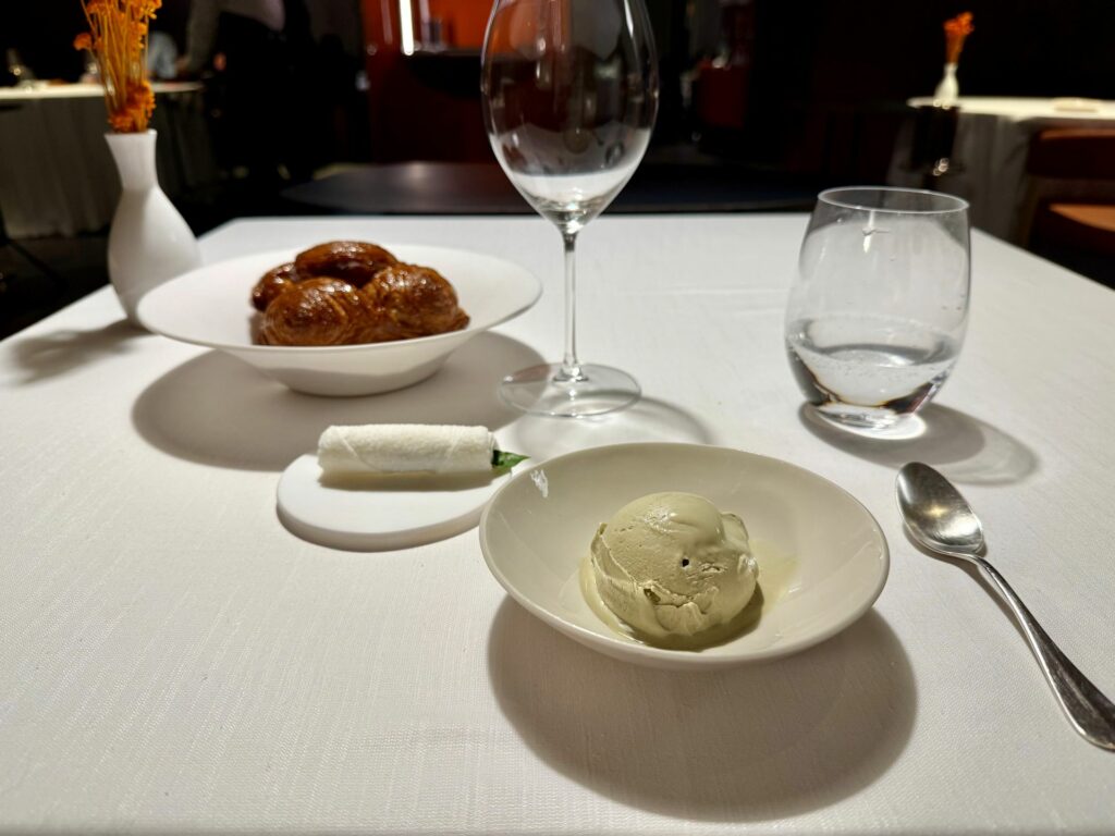 Gelato al pistacchio del Ristorante La Madia