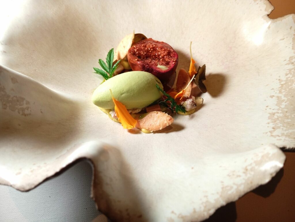 Fichi in agrodolce, tagete e noci di Oreade