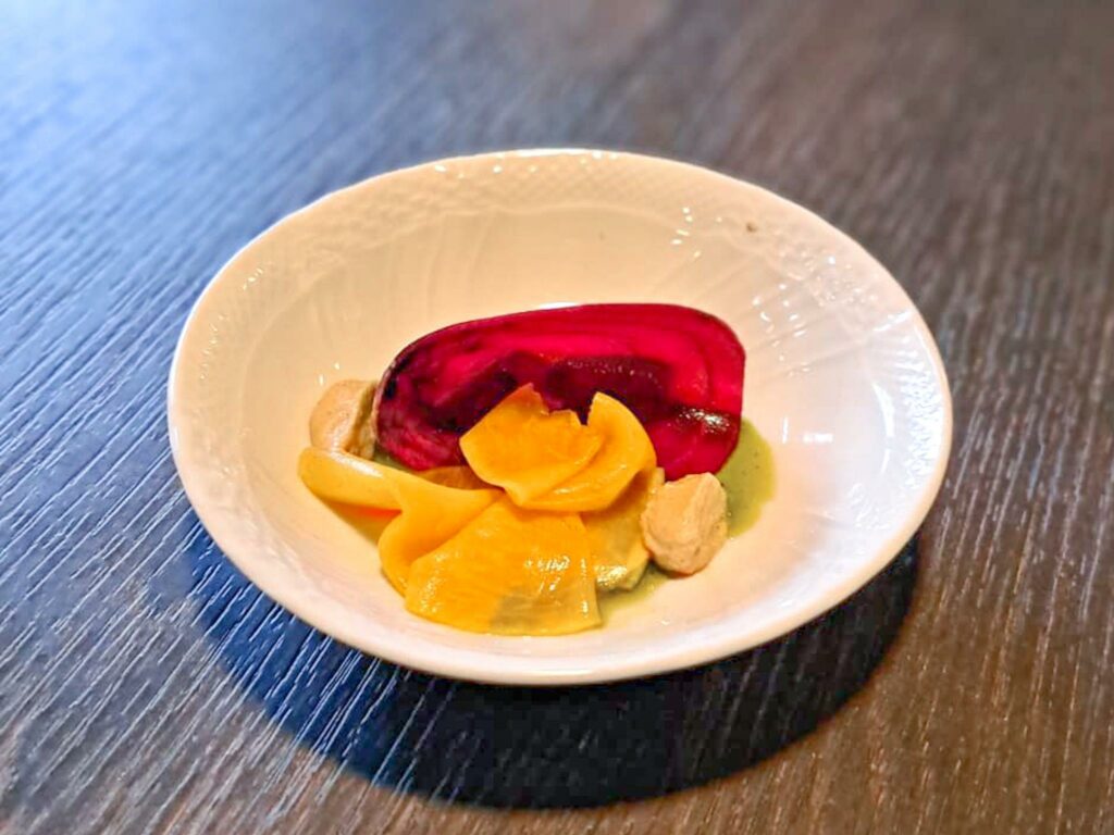 amuse bouche – Barbabietole di Silvestro a Monza