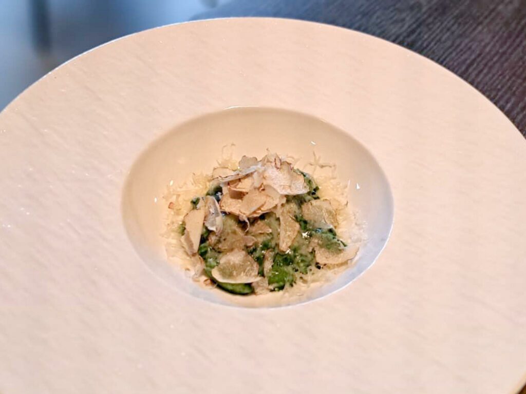 Cavatelli napoletani, spinaci, tartufo e Comté di Silvestro a Monza