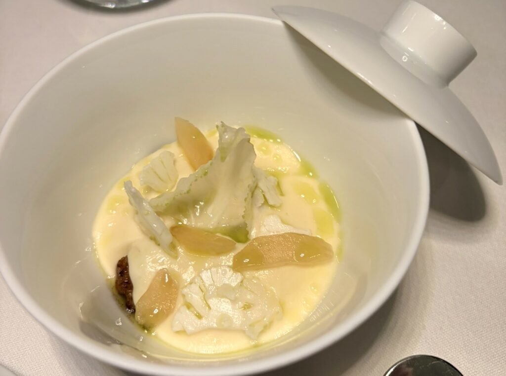 Il pre-dessert del ristorante Da Vittorio St. Moritz
