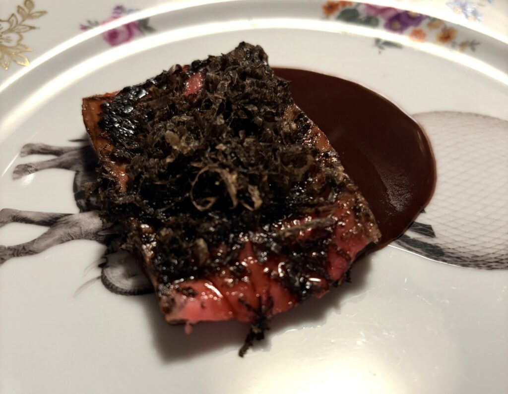 Bue, tartufo e melograno