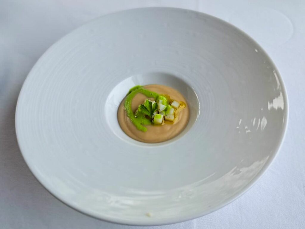 Vellutata di Fagiolana del ristorante La Palta