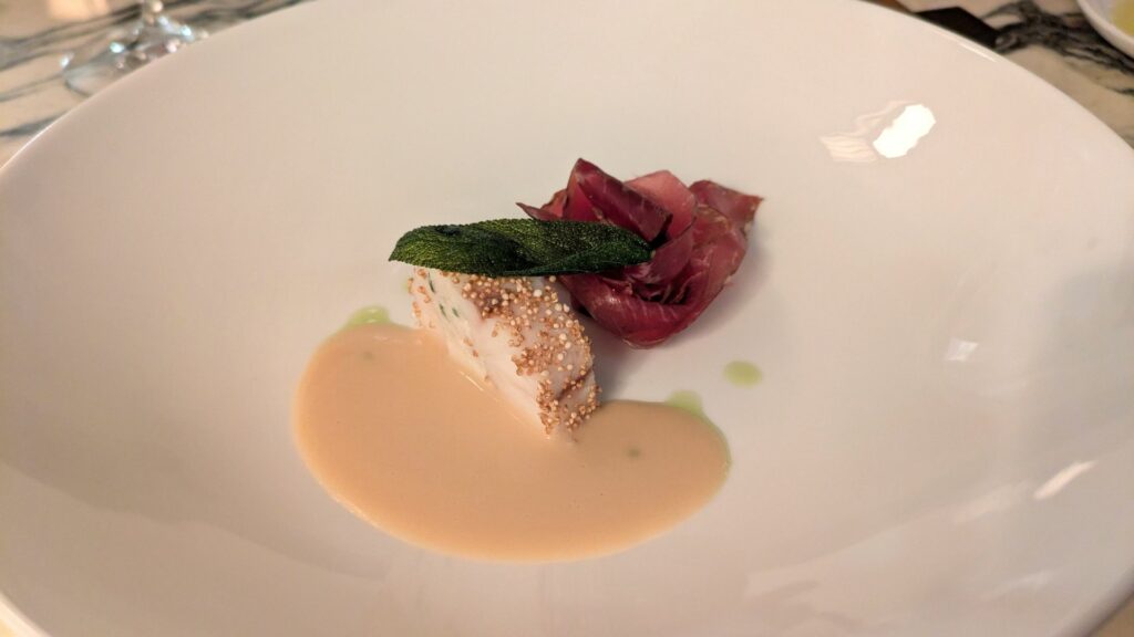 Rana pescatrice come un saltimbocca.