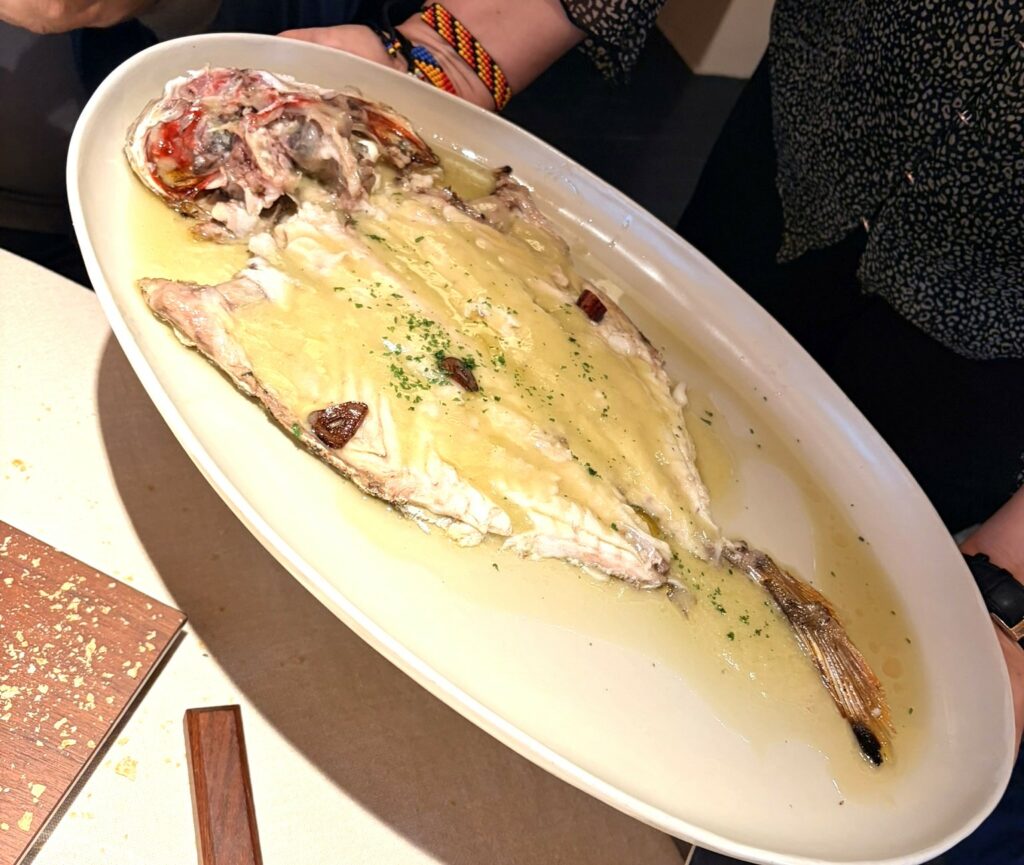 Il pescato del giorno.