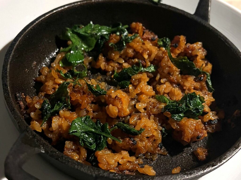 Riso croccante e frutti di mare del Ristorante Da Lucio