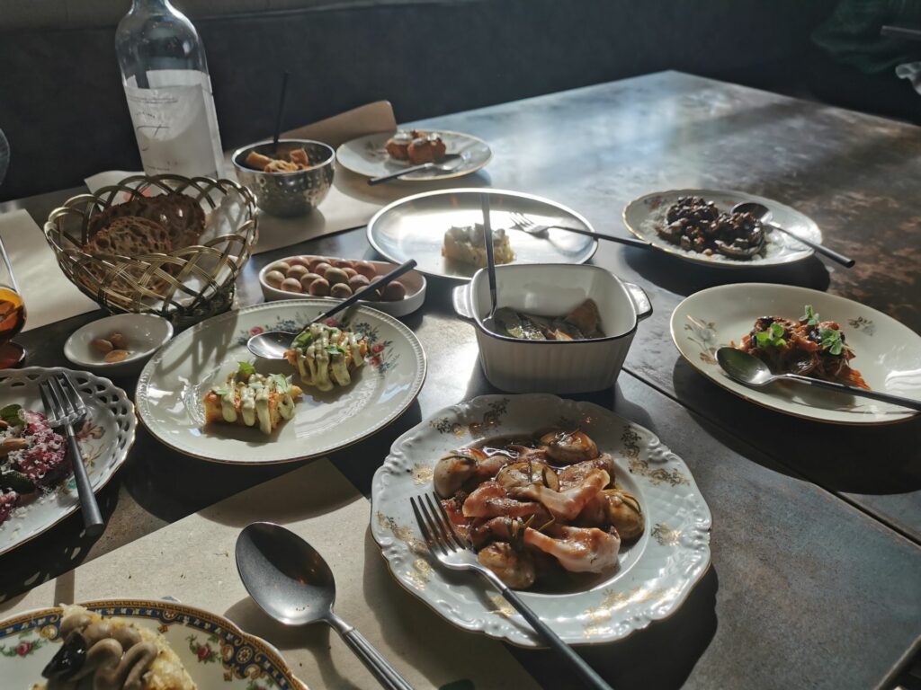 L’antipasto in condivisione del bistrot agro