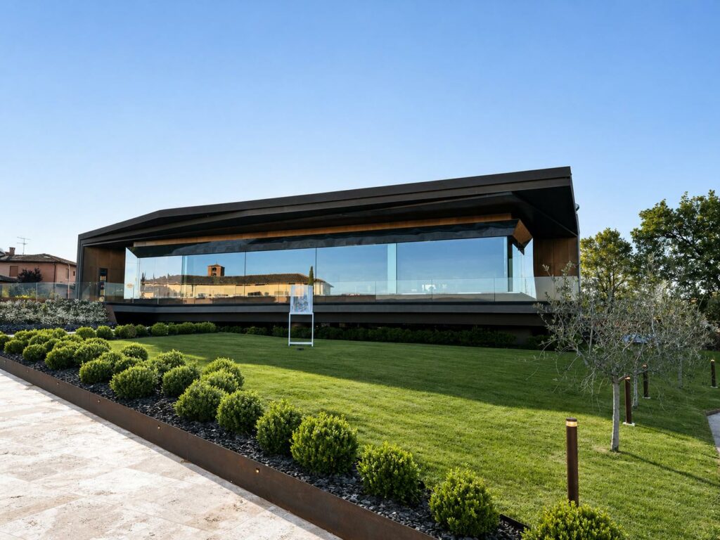Gli esterni del ristorante Arnolfo