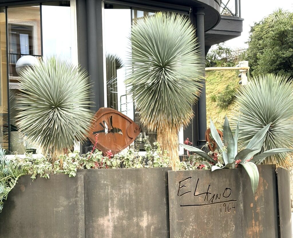 L'ingresso del ristorante Elkano