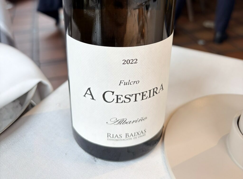 Il primo vino degustato.