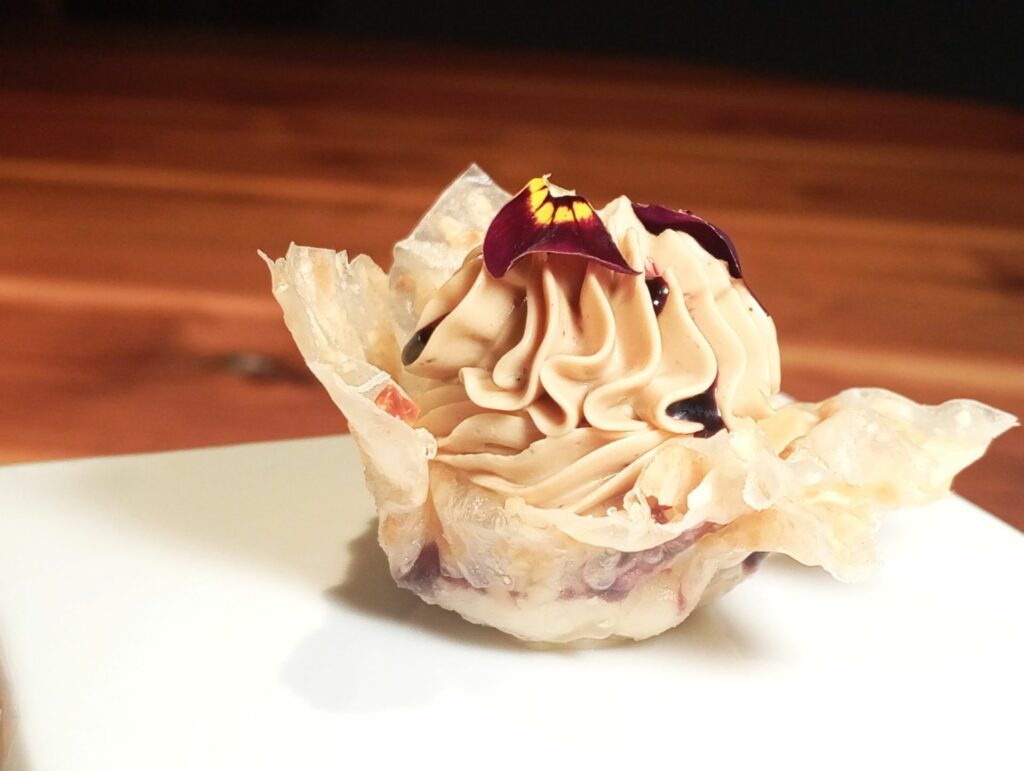 Foie gras e mandorla di Toledo 177