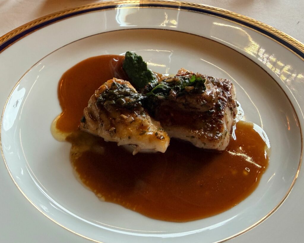  Triglia, calamaro, fegato di pollo, cime di rapa