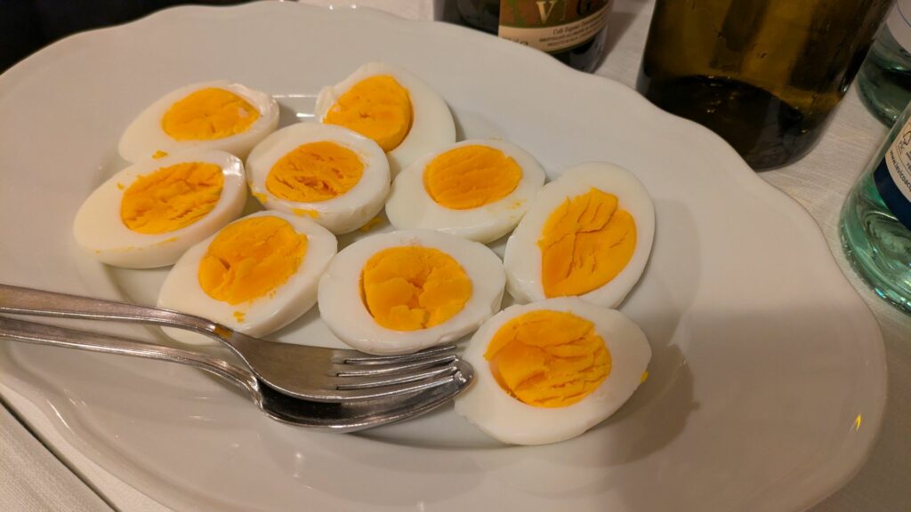 Gli "öf còti" della trattoria dell'alba