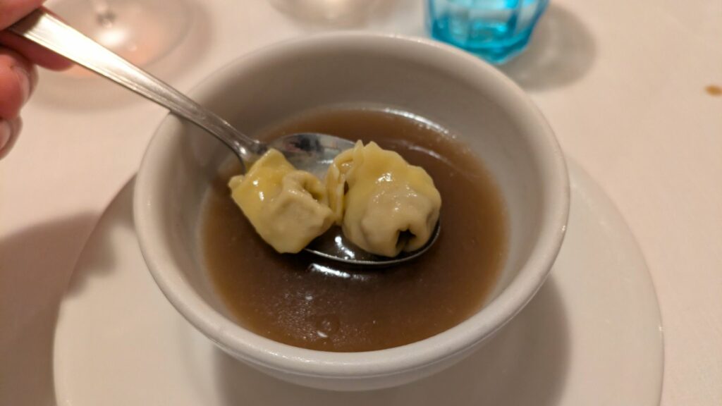 I marubini in chiusura.