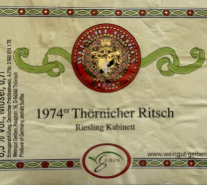 Etichetta Riesling Kabinett