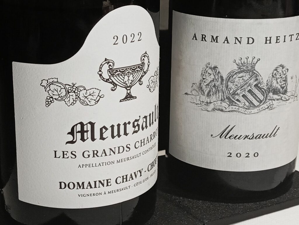 Domaine Armand Heitz Mersault 2020-Domaine ChaviChouet Mersault 2022