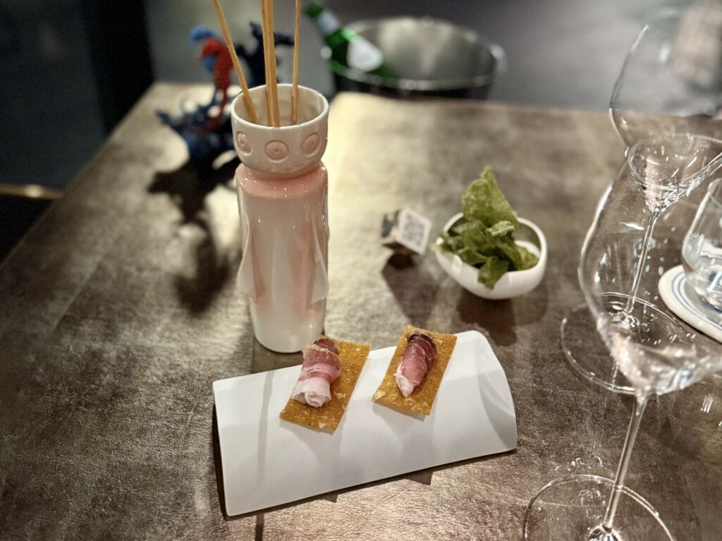 Il benvenuto della cucina del george Restaurant di Napoli