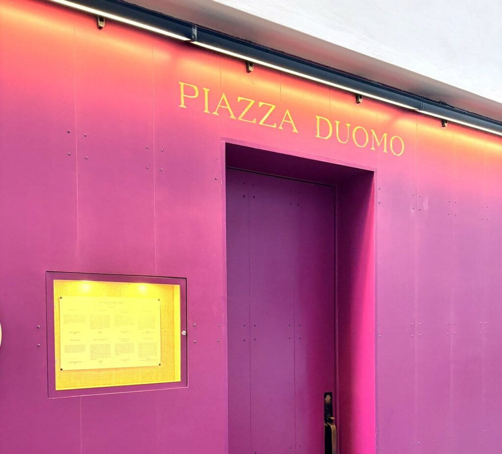 L'entrata del ristorante.