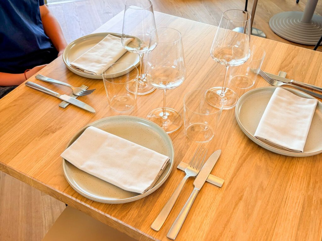 La mise en place di Le Brunate