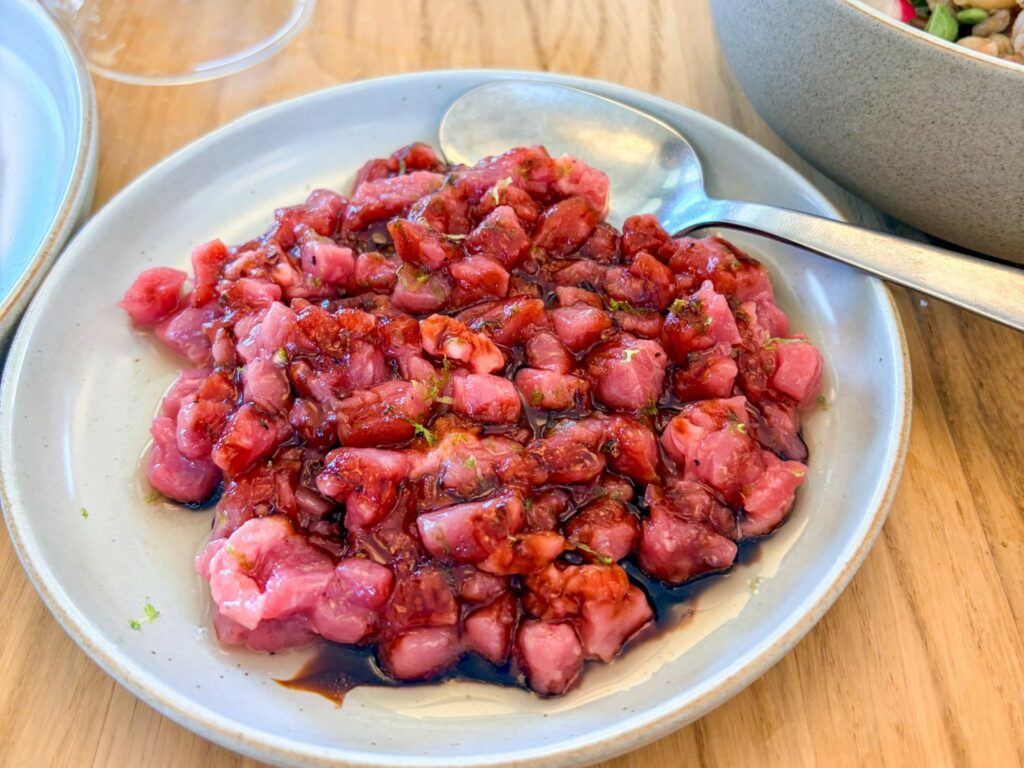 Battuta di fassona in salsa teriaki