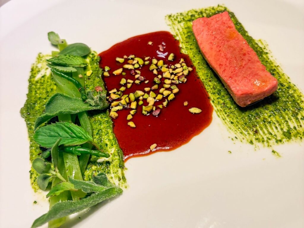 Agnello, menta e pistacchi
