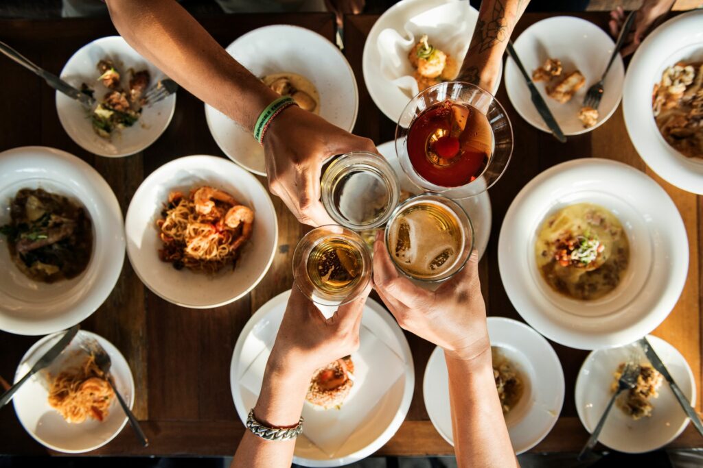 La convivialità tanto amata dal il cancro a tavola
