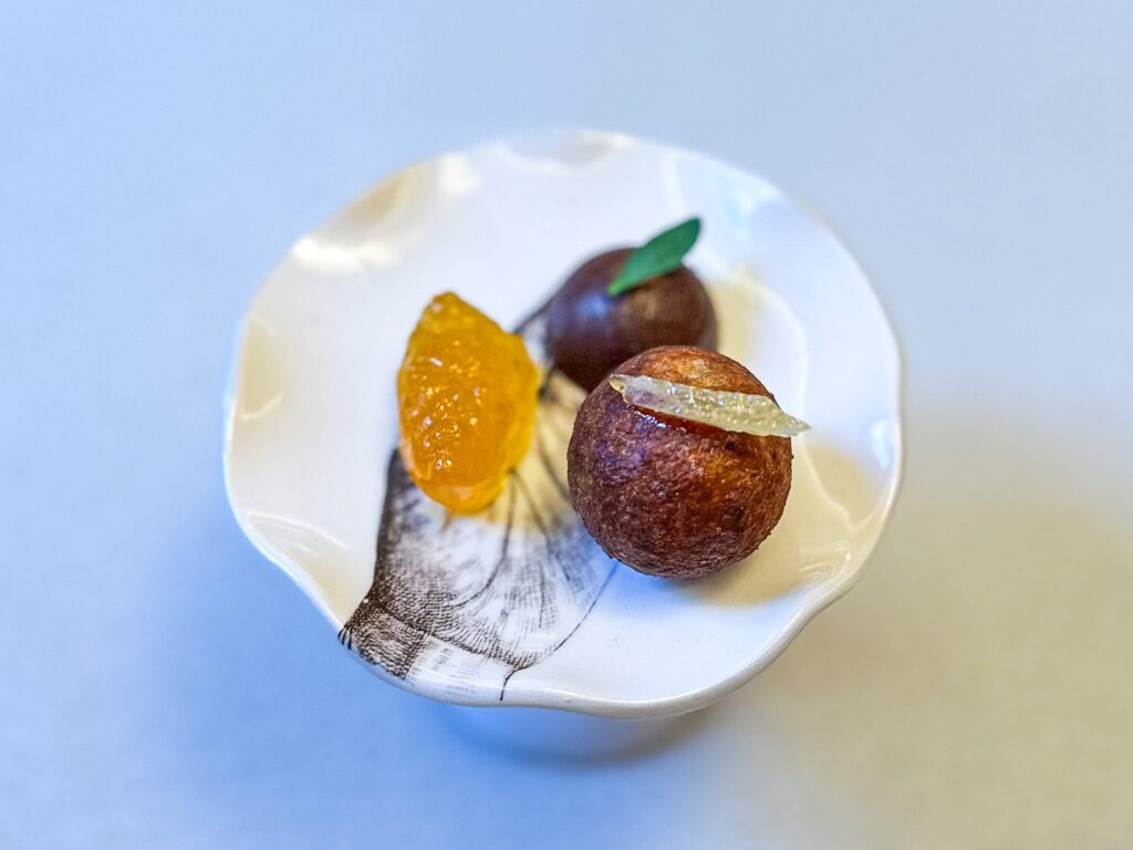 Piccola pasticceria di Contraste dello chef Perdomo