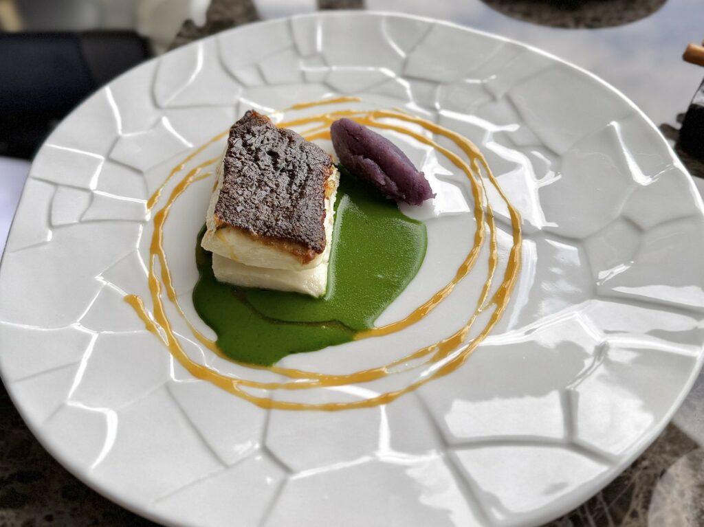 Rombo scottato del Nui Restaurant