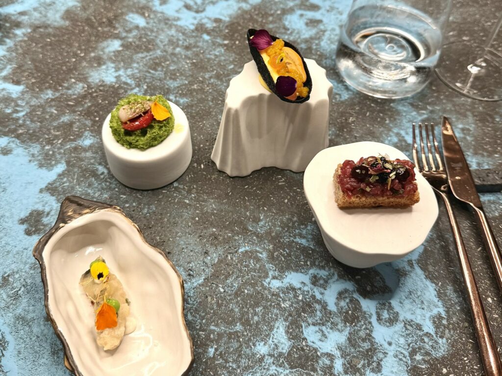 Amouse bouche del Blum di Taormina