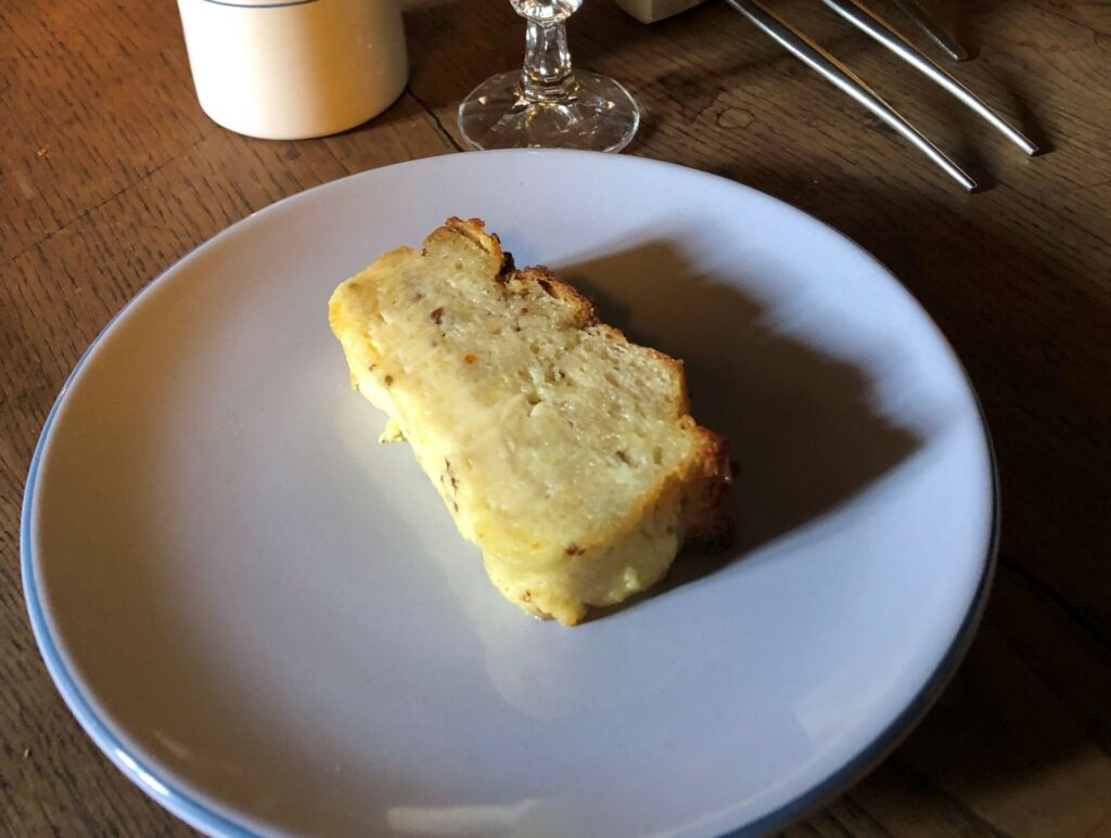 Pane e zucchero cotto al forno ( dal menù radici)