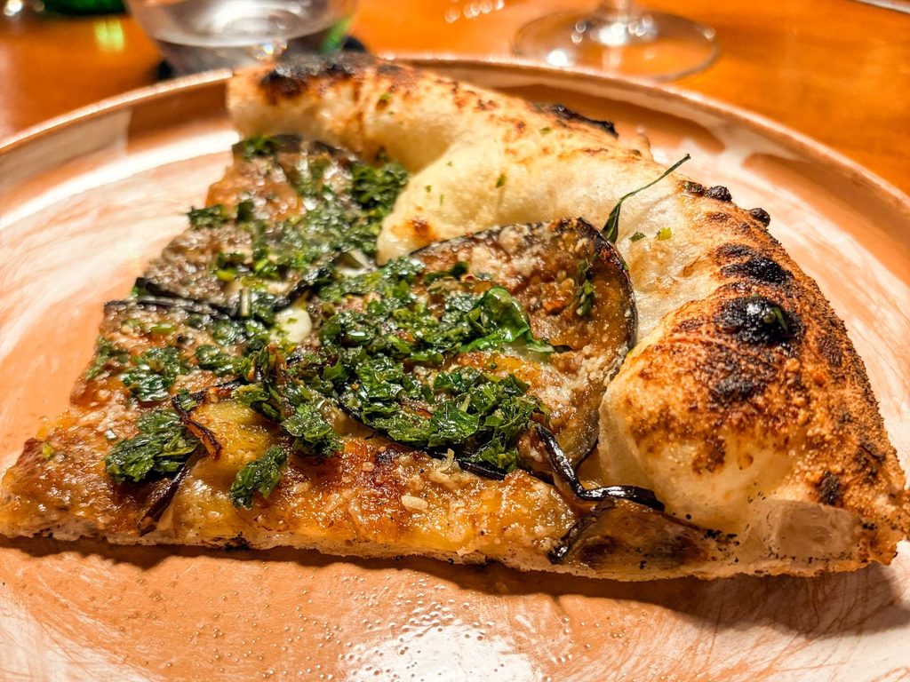 Parmigiana in bianco.
